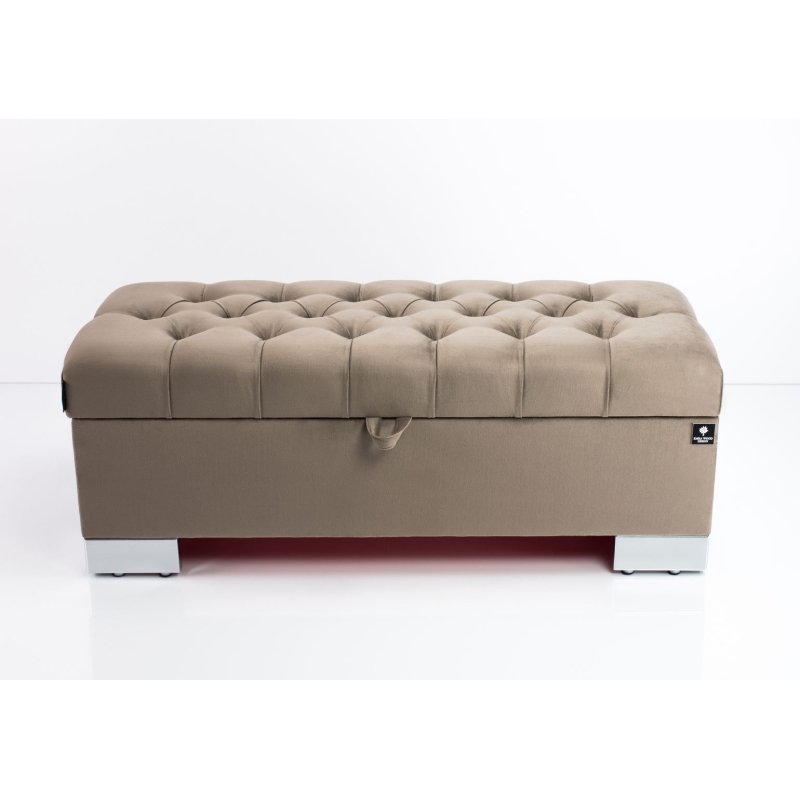 Tufted Storage Bench